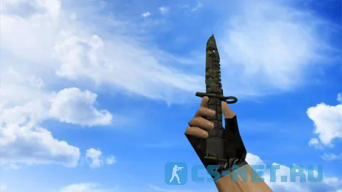 Модель «Штык-нож М9 | Северный лес» для CS 1.6