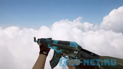 Модель «AK-47 Luanmat Blue» для CS 1.6 (скрин 2)