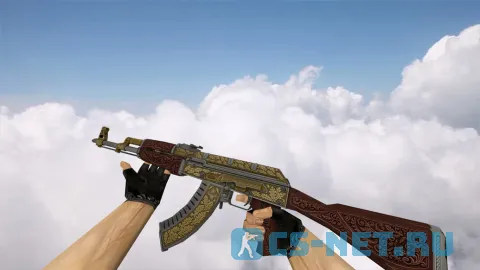 Модель «AK-47 Royal Platinum Gold» для CS 1.6