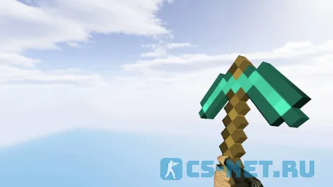 Модель ножа «Кирка из Minecraft» для CS 1.6