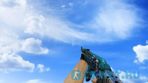Модель «АК-47 | Anubis Blue» для CS 1.6  (скрин 4)