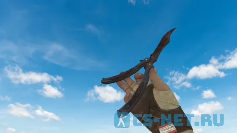 Модель ножа «Butterfly Knife Rustcoat» для CS 1.6