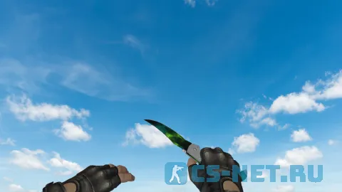 Модель ножа «Falchion Gamma Doppler Phase 4» для CS 1.6 (скрин 3)