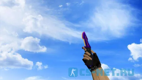 Модель «Охотничий нож | PurpNyellow» для CS 1.6