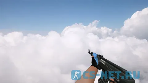 Модель «Default AK-47 Blue Edition» для CS 1.6