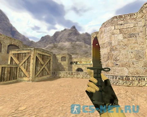 Модель «Штык-нож М9 Градиент» для CS 1.6