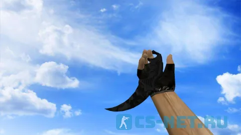 Модель ножа «Керамбит | Черный Камуфляж» для CS 1.6