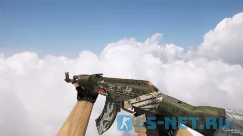 Модель «AK-47 Fallen Warrior» для CS 1.6 (скрин 2)