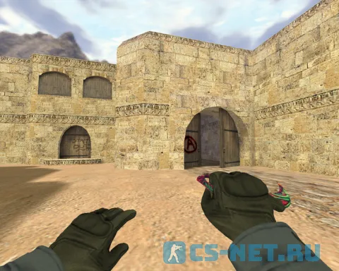 Модель ножа «Керамбит Скоростной зверь (CSGO hands)» для CS 1.6 (скрин 2)