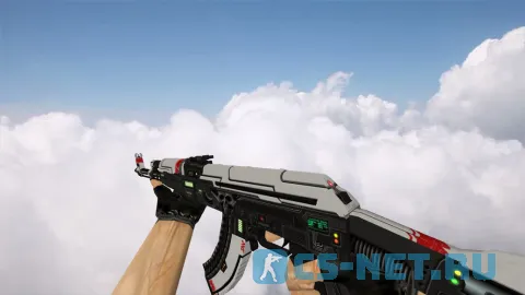 Модель «AK-47 Sci Fi Red» для CS 1.6 (скрин 2)
