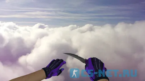 Модель «Складной нож | Ультрафиолет (purple gloves)» для CS 1.6 (скрин 3)