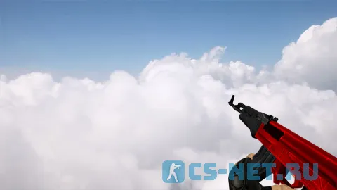 Модель «Default AK-47 Ultimate Red» для CS 1.6 (скрин 2)