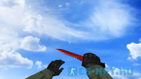 Модель «Штык-нож М9 | Кровавая паутина» для CS 1.6 (скрин 3)