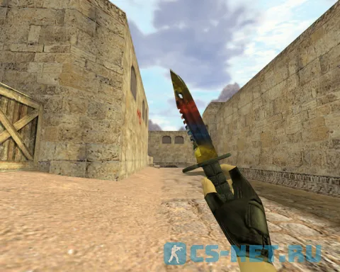 Модель «Штык-нож М9 Мраморный Градиент» для CS 1.6 (скрин 2)