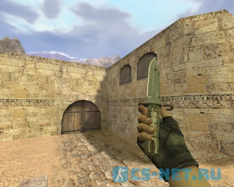 Модель «Штык-нож М9 Черный глянец» для CS 1.6