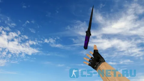 Модель ножа «Стилет | Ультрафиолет» для CS 1.6 (скрин 2)