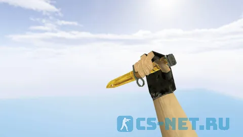 Модель «Штык-нож | Белое золото» для CS 1.6 (скрин 2)
