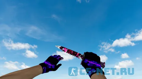 Модель «Штык-нож M9 | Неонуар» для CS 1.6 (скрин 3)