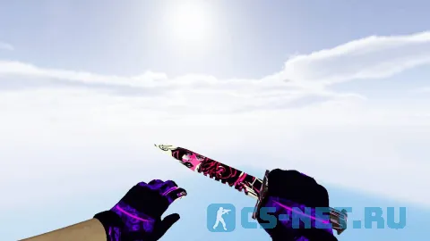 Модель «Штык-нож М9 | Неонуар» для CS 1.6 (скрин 3)