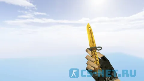 Модель «Штык-нож | Белое золото» для CS 1.6 (скрин 3)