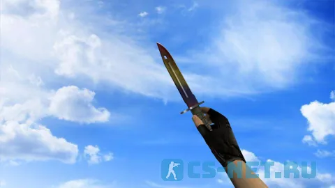 Модель «Штык-нож | Мраморный градиент» для CS 1.6 (скрин 2)
