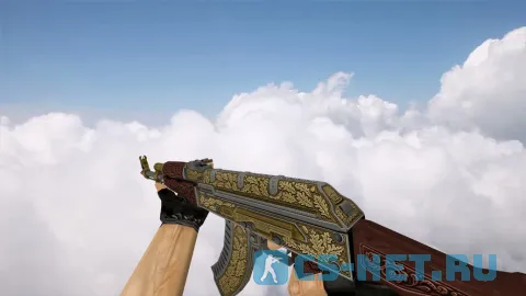 Модель «AK-47 Royal Platinum Gold» для CS 1.6 (скрин 2)