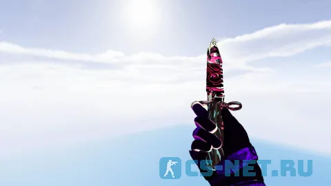 Модель «Штык-нож М9 | Неонуар» для CS 1.6 (скрин 4)