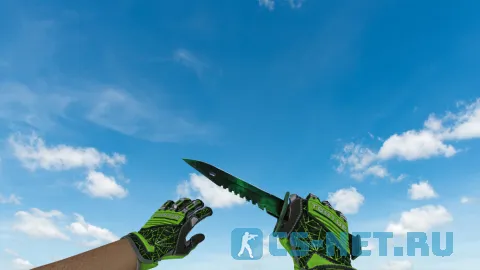 Модель ножа «M9 Bayonet Gamma Doppler Phase 2» для CS 1.6 (скрин 3)