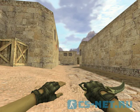 Модель ножа «Керамбит Черный глянец» для CS 1.6 (скрин 2)
