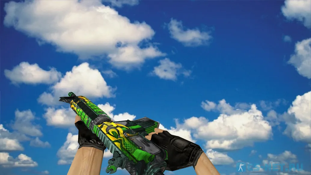 Модель «M4A4 Jalapeno» для CS 1.6 (скрин 2)