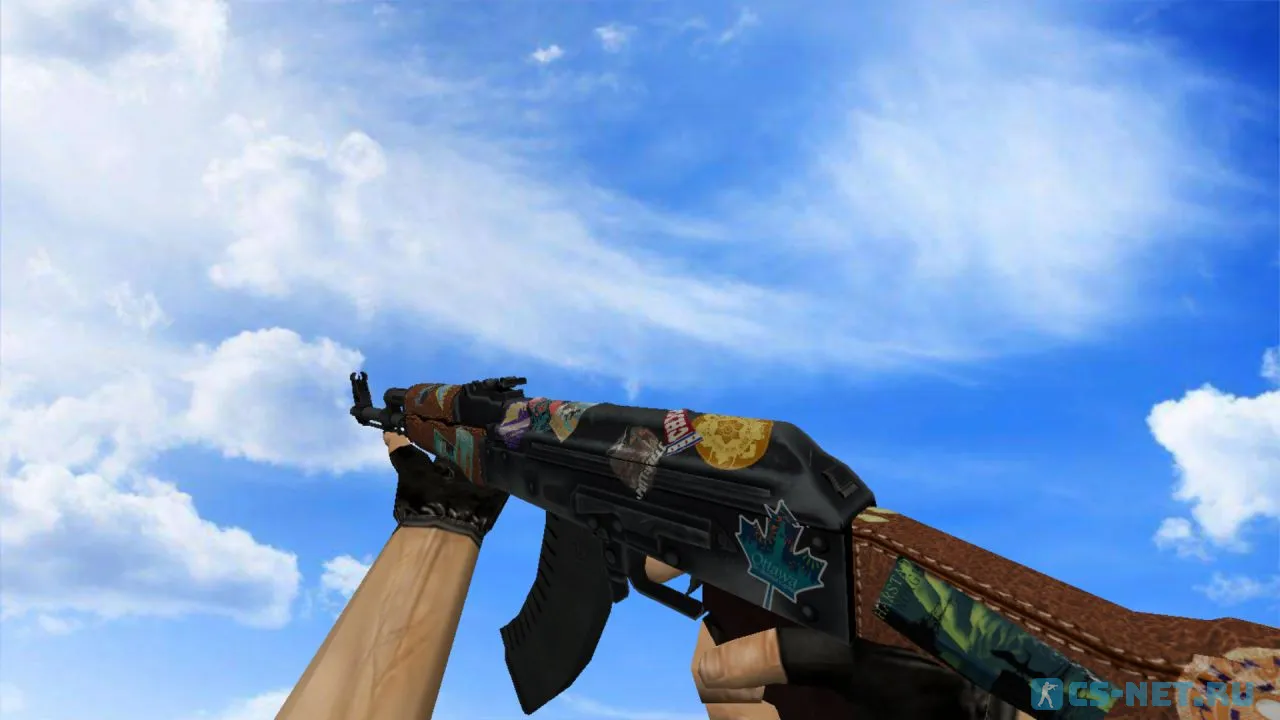 Модель «АК-47 | Путешественник» для CS 1.6 (скрин 2)