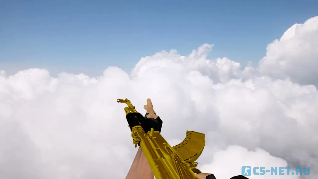 Модель «AK-47 Golden Anim» для CS 1.6 (скрин 3)