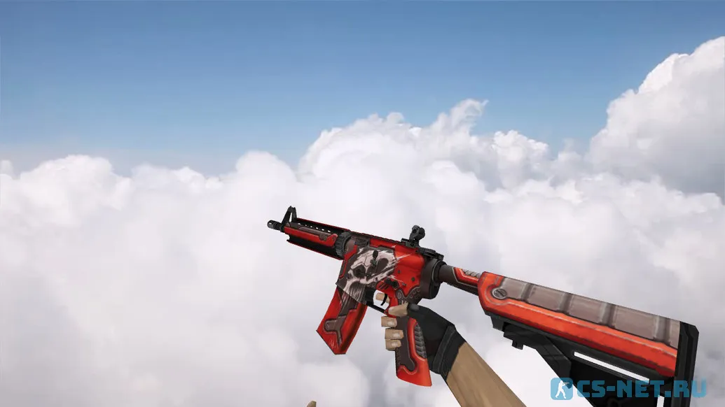 Модель «M4A4 War Red» для CS 1.6