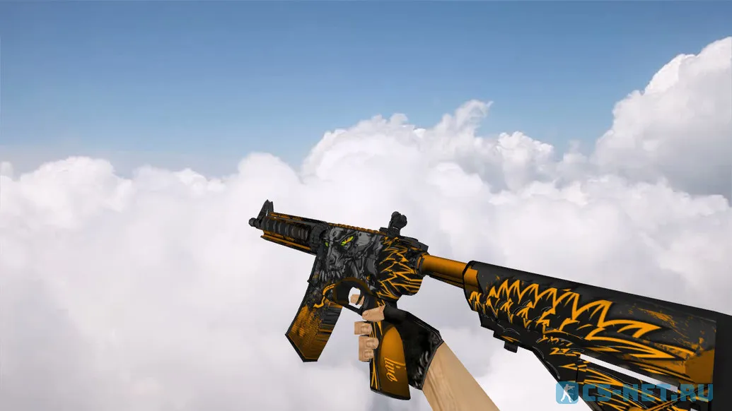 Модель «M4A4 Sky Fire» для CS 1.6