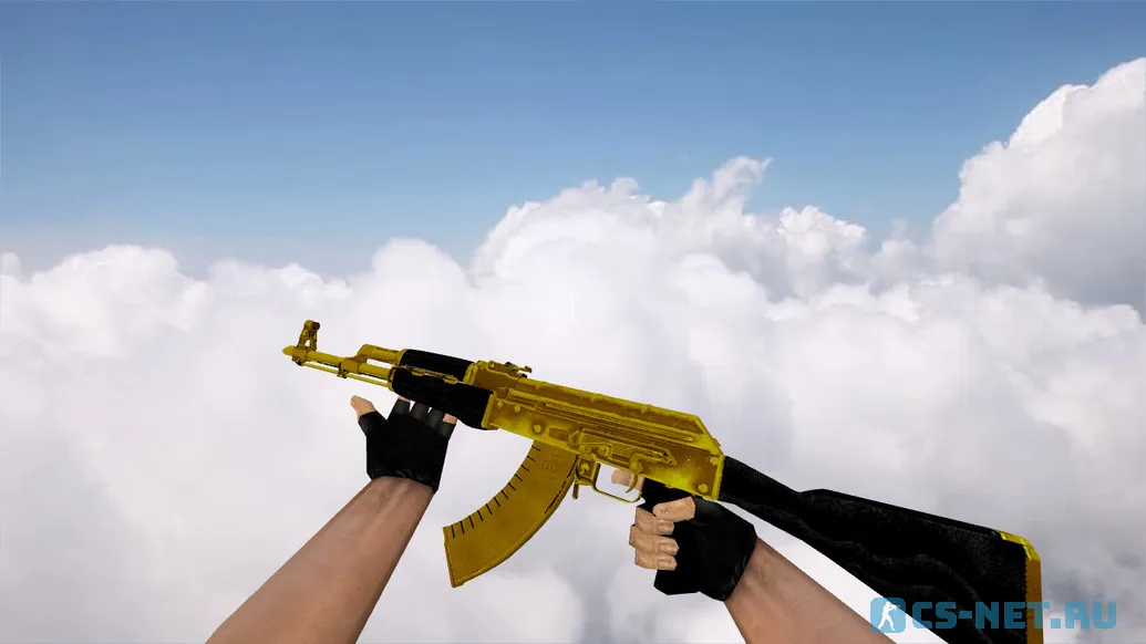 Модель «AK-47 Golden Anim» для CS 1.6
