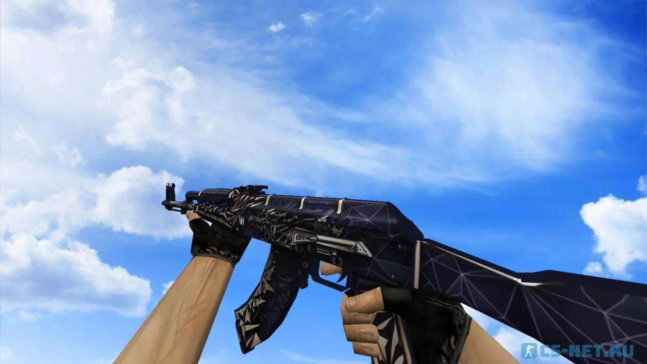 Модель «АК-47 Киберпушка» для CS 1.6 (скрин 2)