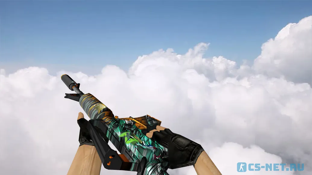 Моедль «M4A1 Dark Jungle» для CS 1.6 (скрин 2)