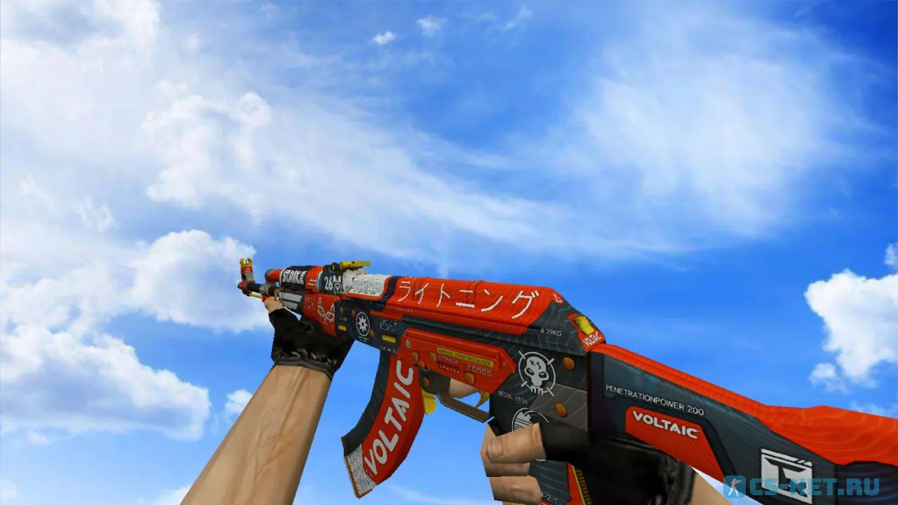 Модель «АК-47 | Кровавый спорт» для CS 1.6 (скрин 2)