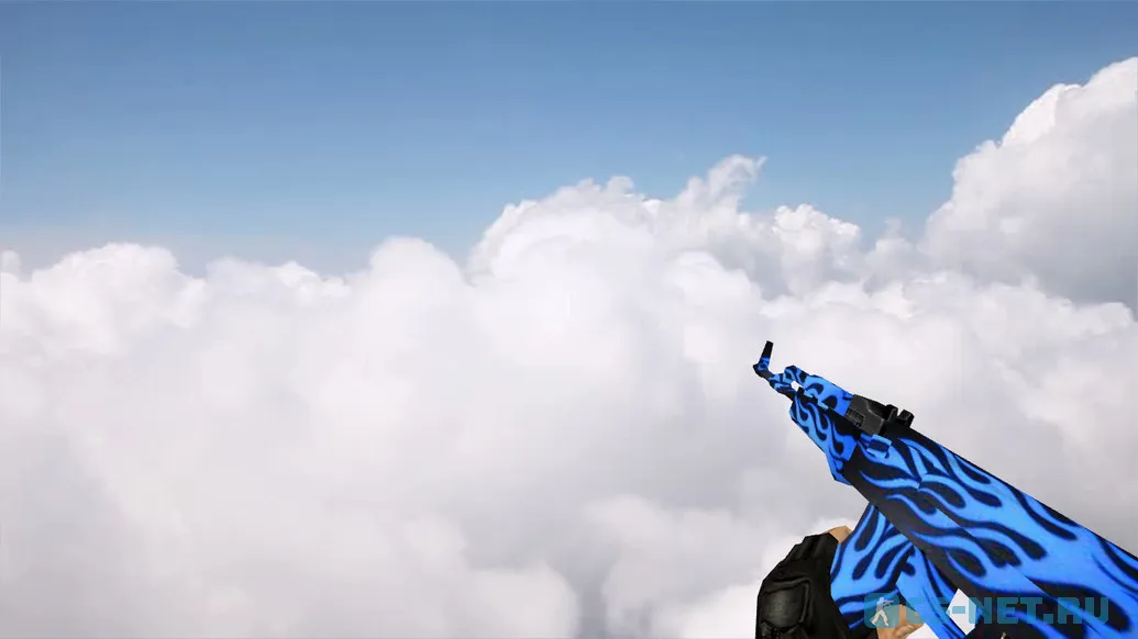 Модель «AK-47 Blue Flame» для CS 1.6 (скрин 2)