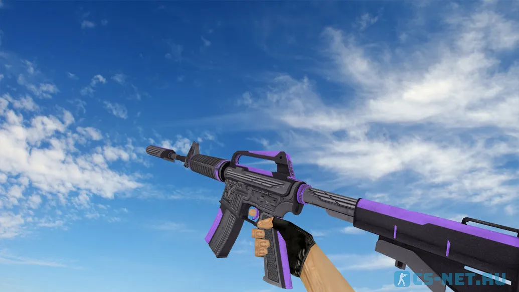 Модель «M4A1 Thundering Purple» для CS 1.6