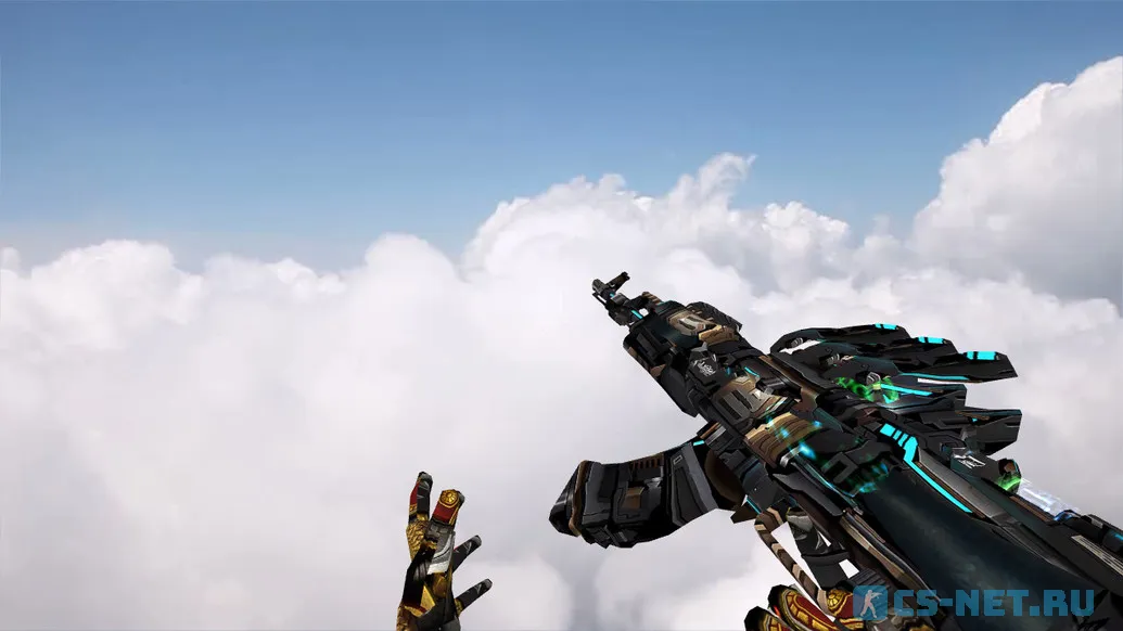 Модель «AK-47 Black Paladin» для CS 1.6 (скрин 3)