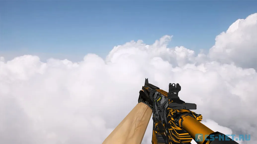 Модель «M4A4 Sky Fire» для CS 1.6 (скрин 3)