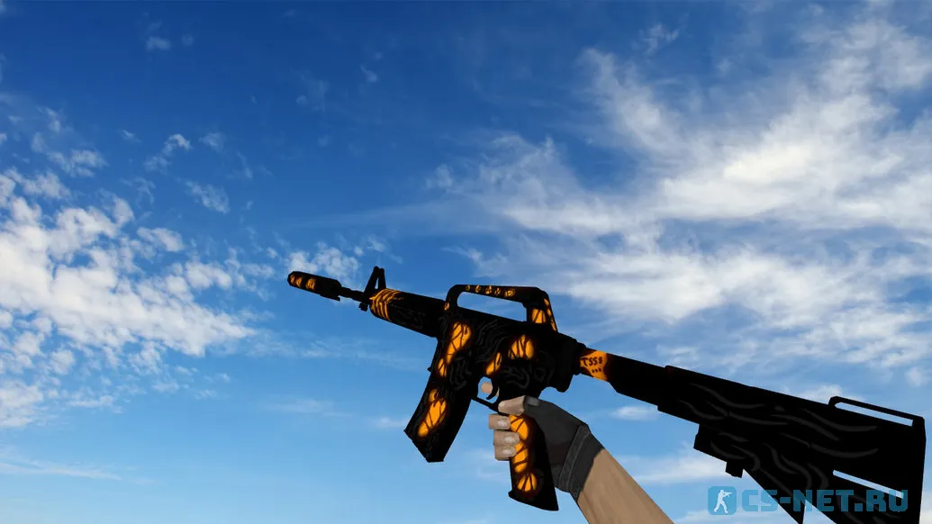 Модель «M4A1 The fear of Halloween» для CS 1.6