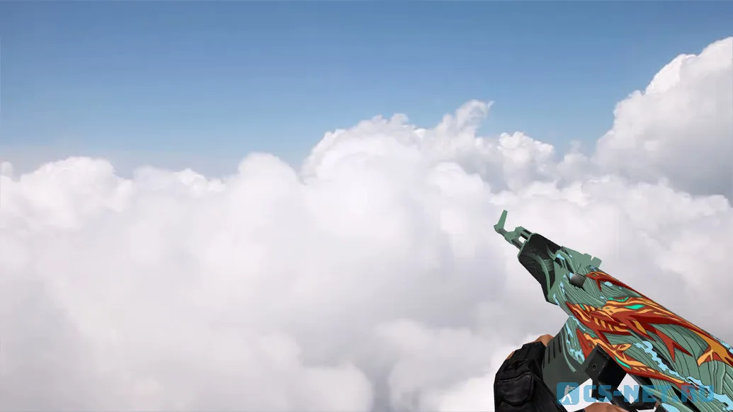 Модель «Default AK-47 Aquamarine Revenge» для CS 1.6 (скрин 2)