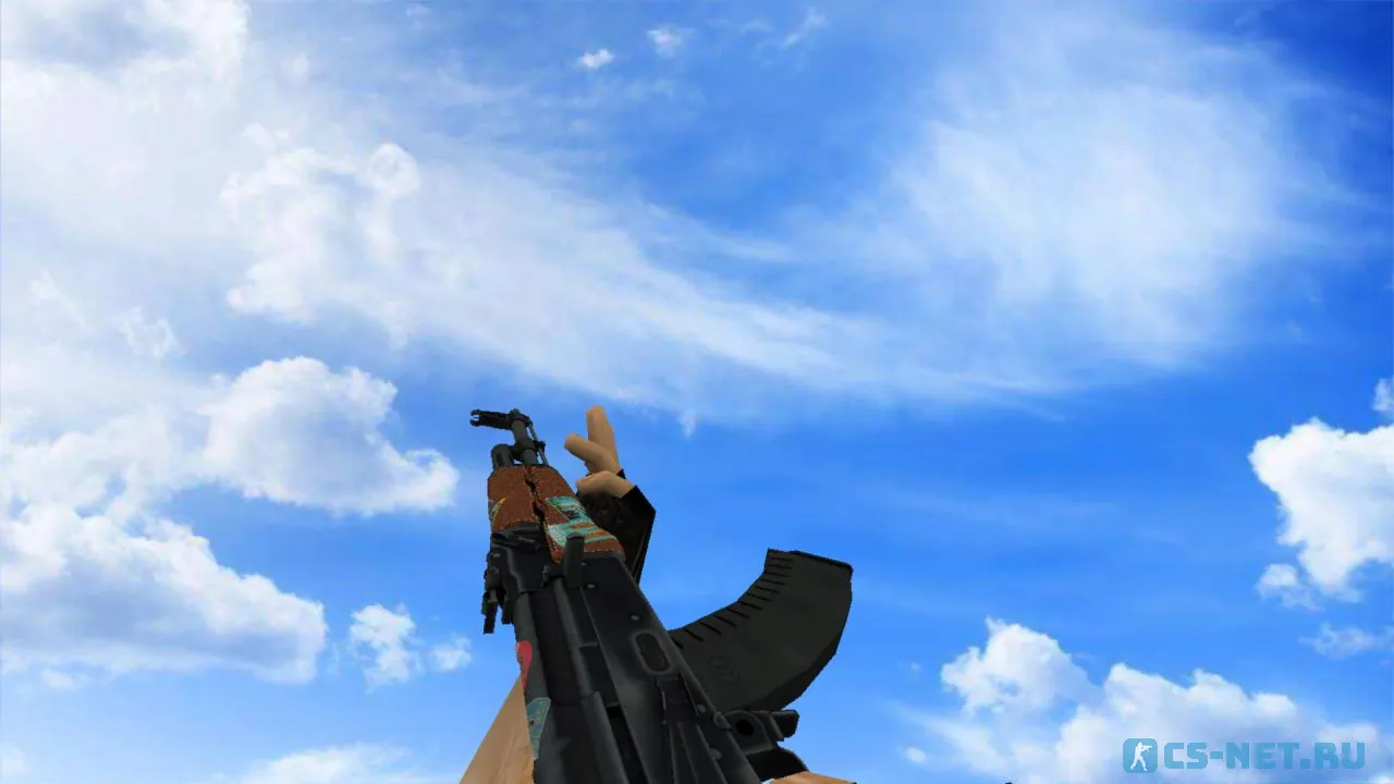 Модель «АК-47 | Путешественник» для CS 1.6 (скрин 3)