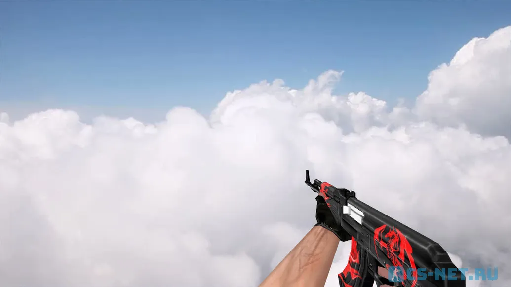 Модель «Default AK-47 Red Dragon» для CS 1.6