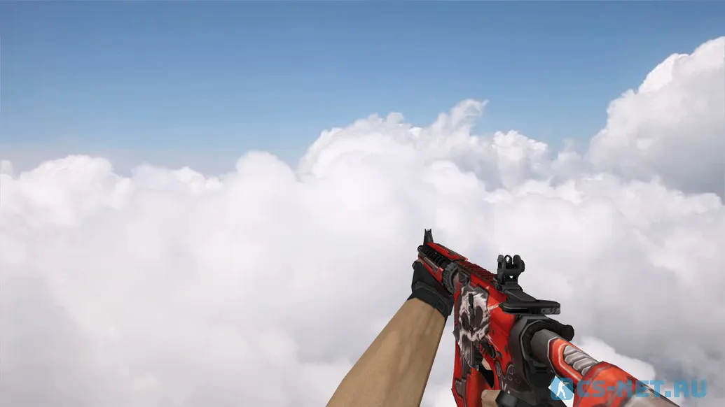 Модель «M4A4 War Red» для CS 1.6 (скрин 3)