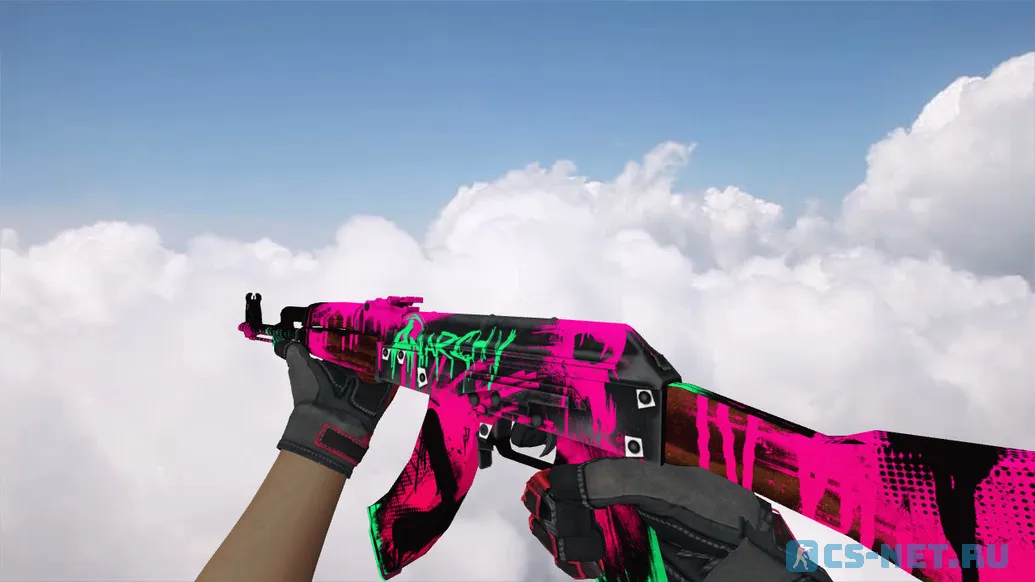 Модель «AK-47 Neon Revolution» для CS 1.6 (скрин 2)
