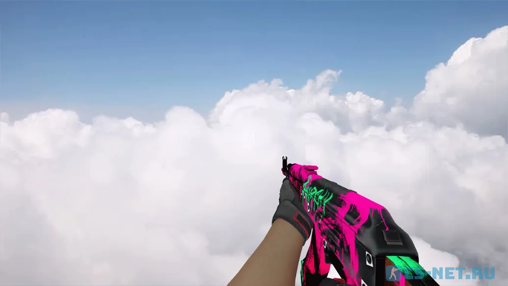 Модель «AK-47 Neon Revolution» для CS 1.6 (скрин 4)