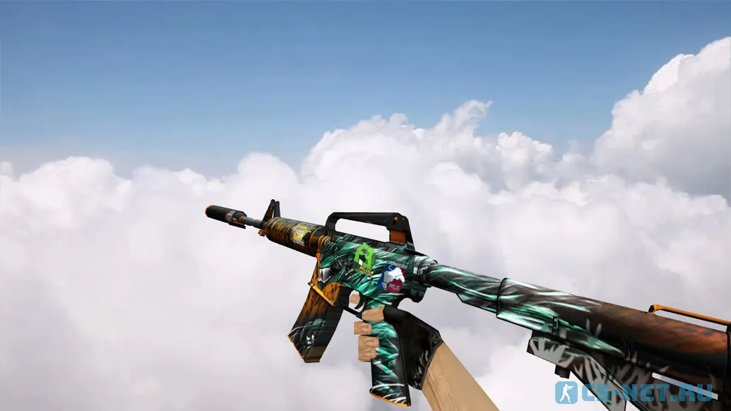 Моедль «M4A1 Dark Jungle» для CS 1.6